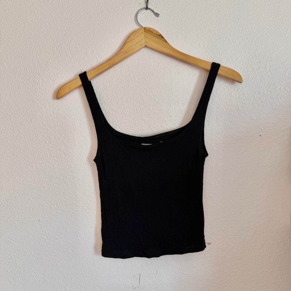 Reformation Ribbed Cropped Tank Top